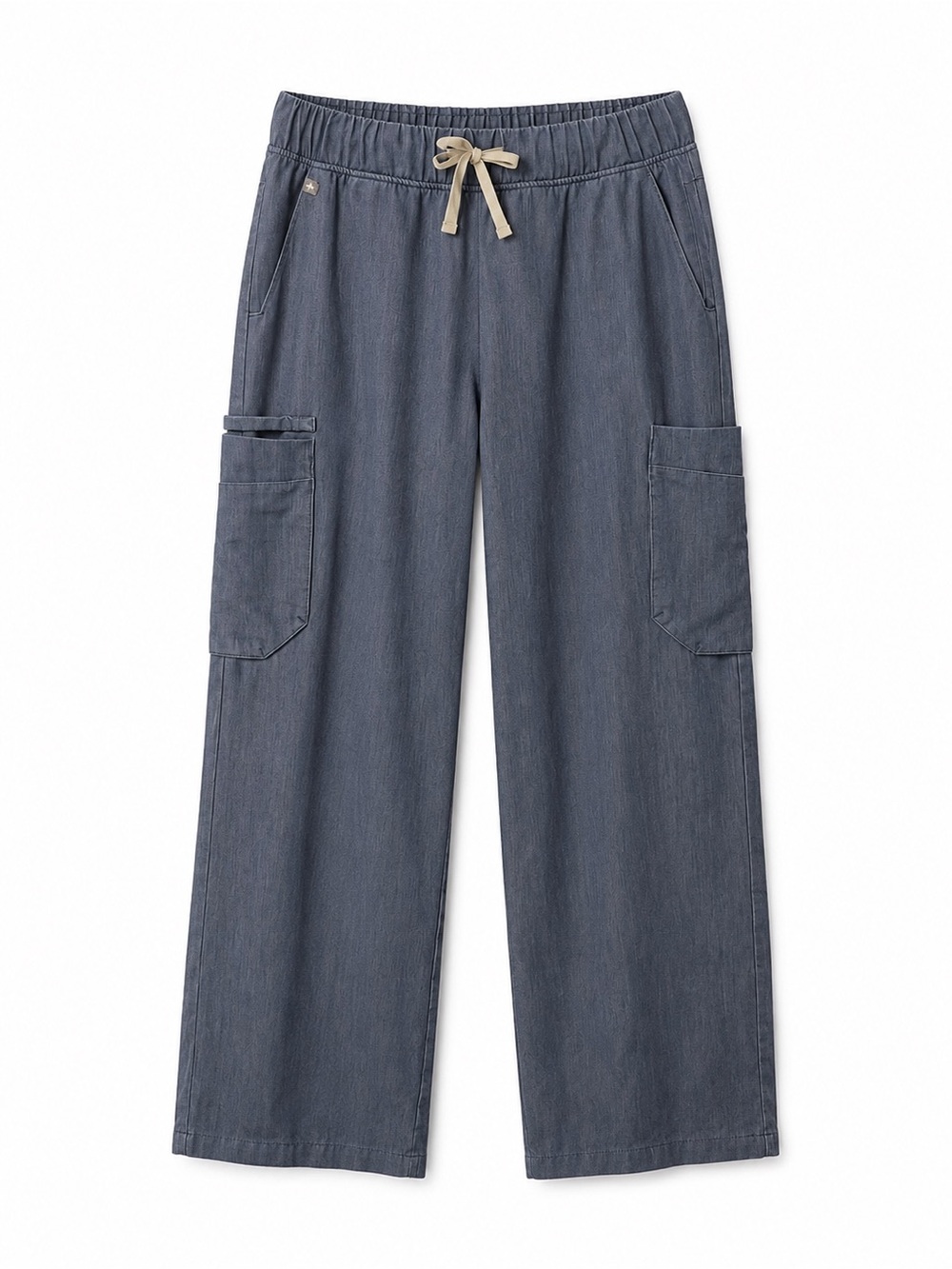 Figs Slate Blue Utility Cargo Scrub Pant